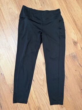 Spyder Women’s Black Leggings with Side Pockets, size M